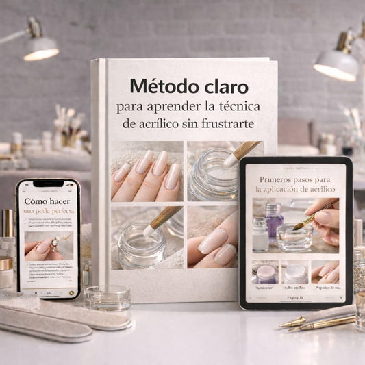 GUÍA PRÁCTICA DE ACRÍLICO+ 5 Bonos de regalo